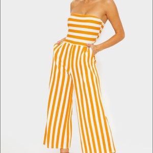 Yellow and Black Romper